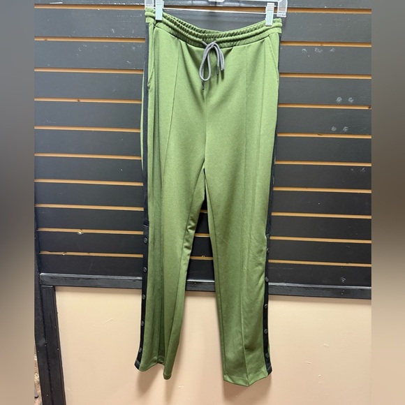 Hunter For Target Green Side Snap Tapered Track Pants Size Medium M - Picture 1 of 4